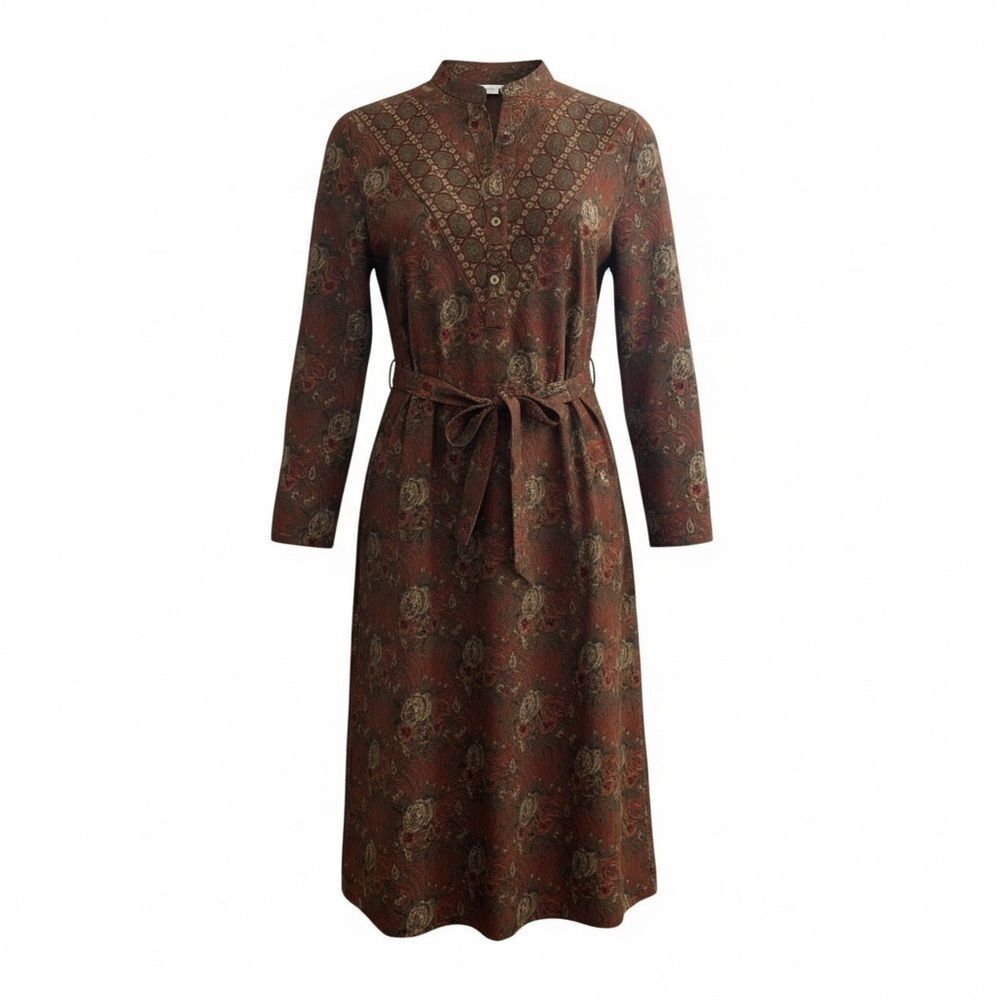 Happeningslongsleeve Mididress